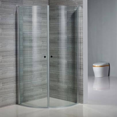 Dušinurk Harma DN028 90x90x200cm ümar, 6mm kirgas turvaklaas