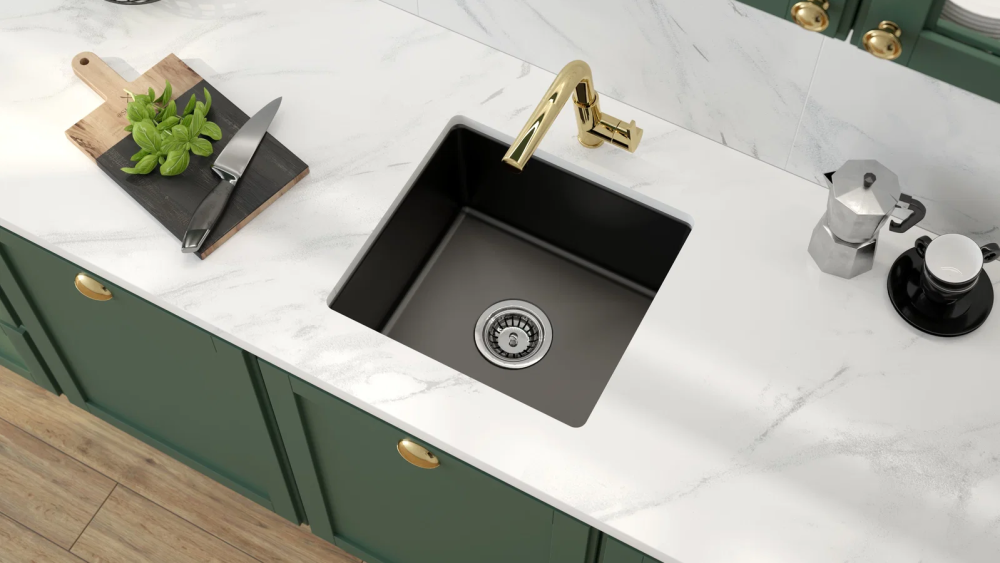 Deante Sabor seeria keraamiline köögi kraanikauss.