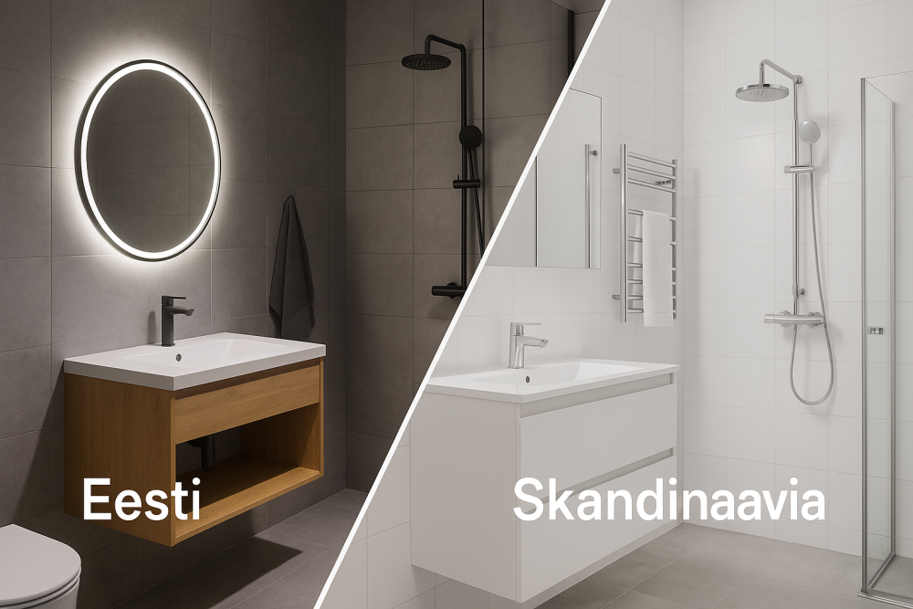 Eesti vs Skandinaavia vannituba