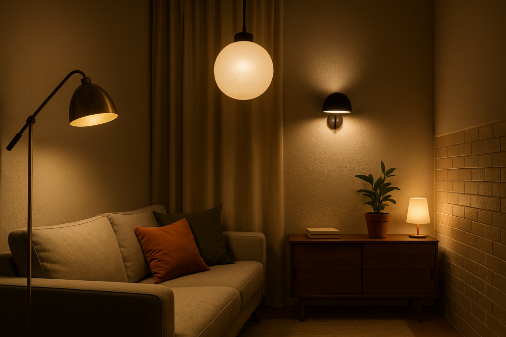 Hubane valgustus elutoas