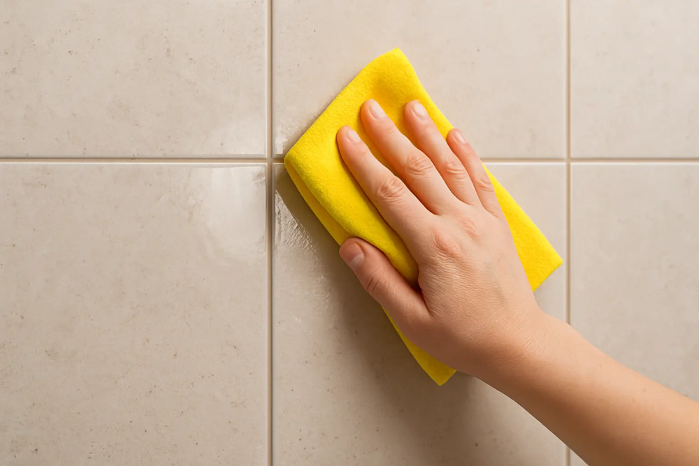 Keraamilise plaadi puhastamine