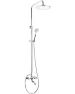 Dušikomplekt Deante Temisto kroomviimistlusega, koos vannisegistiga NAC_01QT