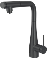 Deante ERIDAN köögisegisti veefiltri ühenduse ja väljatõmmatava väljavoolutoruga BRE_N75M must