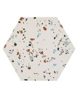 Keraamiline seina- ja põrandaplaat Apavisa South valge Natural kuusnurk 25x30