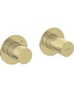 Deante Silia Hexa dušisegisti, horisontaalne, ümberlülitiga, harjatud kuld BHS_R46P