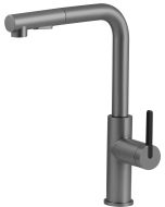 Deante Momi köögisegisti väljatõmmatava jooksutoruga, titaan BKM_D73M