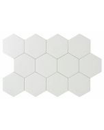 Keraamiline plaat Mayolica Essence White 14x16 Hexagon (pakis 0,44m2/26tk)