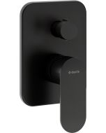 Deante Alpinia seinasisene dušisegisti, ümberlülitiga, matt must BGA_N44P