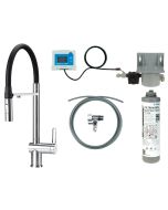 Deante Magnetic köögisegisti veefiltrikomplekti ja painduva jooksutoruga, kroom BRMF075M