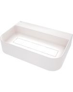 Deante Arnika graniitvalamu 40,5x60,5 cm pinnapealne segistialusega katteplaadiga matt valge CQA_AU6S