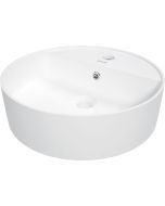 Deante Round keraamiline valamu 42,2 cm pinnapealne segistialusega valge CGR_6U4B