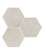 Keraamiline plaat OZONE IVORY DECOR HEXAGON 25X29 (pakk 0,935m2/17 tk /0,055m2 1 tk)