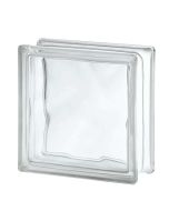 Klaasplokk 1908/W Wave Laineline Värvitu 19X19X8Cm