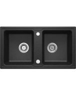 Deante Zorba graniidist köögivalamu must ZQZ_2203 780x435x180 mm