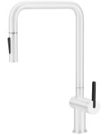 Deante Momi köögisegisti väljatõmmatava jooksutoruga, matt valge BKM_A73N