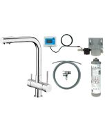 Deante köögisegisti, veefiltrikomplektiga, kroom BCHF065M