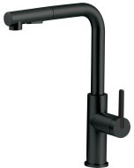 Deante Momi köögisegisti väljatõmmatava jooksutoruga, matt must BKM_N73M