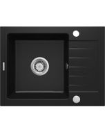 Deante Zorba graniidist köögivalamu must ZQZ_N11A 580x440x164 mm