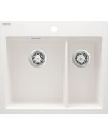 Deante Eridan graniitköögivalamu valge ZQE_A503 600x520x203 mm