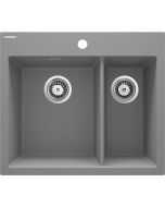 Deante Eridan graniitköögivalamu hall ZQE_S503 600x520x203 mm