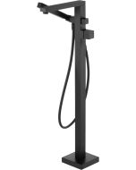 Deante Blur vannisegisti põrandale paigaldatav dušikomplektiga matt must BQL_N17M