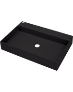Deante Correo graniitvalamu 40x60 cm pinnapealne segistialusega matt must CQR_NU6S