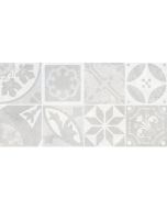 Keraamiline seinaplaat Extra helehall 20X40 mustriga WADMB223