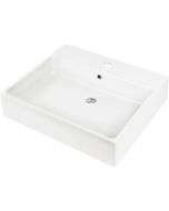Deante Temisto keraamiline valamu 50x60 cm pinnale või seinale paigaldatav segistipinnaga valge CDT_6U6S