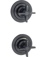 Deante Temisto seinasisene dušisegisti, ümberlülitiga, matt must BQT_N44P