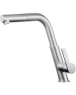 Deante Silia köögisegisti väljatõmmatava jooksutoruga, harjatud teras BQS_F73M