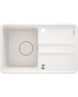 Deante Momi graniitköögivalamu valge ZKM_A11A 670x440x230 mm