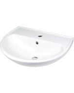 Deante Jasmin keraamiline valamu 40,8x52 cm seinale paigaldatav segistipinnaga valge CDJ_6U5W