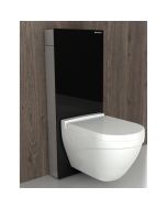 BOCCHI loputuskast 8100 seinapealsele WC-potile; must klaas