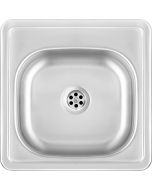 Deante Techno roostevabast terasest köögivalamu ZMU_0100 380x380x160 mm