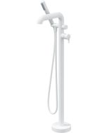 Deante Silia vannisegisti põrandale paigaldatav dušikomplektiga matt valge BQS_A17M