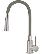 Deante Luno köögisegisti painutatava jooksutoruga, 2 veevoolu režiimi, antratsiit ja harjatud teras BOC_T740