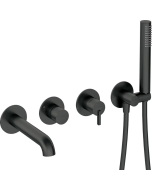 Deante SILIA vannisegisti 4-augule, peitpaigaldusega BQS_N18P must