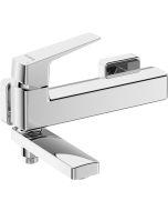 Deante Blur vannisegisti seinale paigaldatav kokkuklapitava jooksutoruga kroom BQL_012M