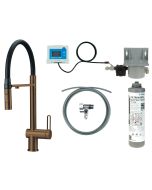 Deante Magnetic köögisegisti veefiltrikomplekti ja painduva jooksutoruga, harjatud pronks BRMFC75M