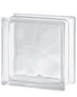 Klaasplokk 1919/10 30F värvitu laineline 19x19x10 cm (tulekindlus EI30)