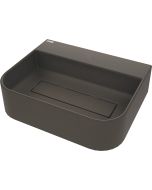 Deante Arnika graniitvalamu 40,5x50,5 cm pinnapealne segistialusega katteplaadiga antratsiit metallik CQA_TU5S