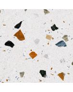 Keraamiline plaat Arcana Stracciatella-R Nacar 80x80cm, terrazzo efektiga seina- ja põrandaplaat.