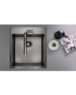 Deante Olfato Precious roostevabast terasest köögivalamu ZPO D10B 550x505x200 mm titanium