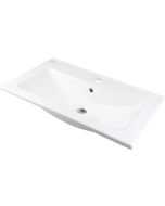 Deante Tubo keraamiline valamu 36x61,5 cm süvistatav segistialusega valge CTU_636M
