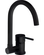 Deante Aster köögisegisti, kokkuklapitava jooksutoruga, matt must BCA_N61M