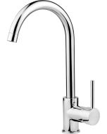 Deante Aster köögisegisti, ECO aeraator 5 l/min, kroom BCAE062M