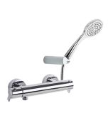 Dušikomplekt Ramon Soler Blautherm, termostaatiline dušš T1 süsteemiga, kroom 94D305531