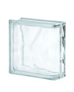 Lõpuplokk 1908/W Värvitu Laineline 190X190X80 Mm