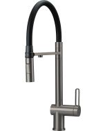 Deante Magnetic köögisegisti veefiltri ühenduse ja painduva jooksutoruga, titaan BRM_D75M