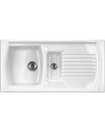 Deante Lusitano keraamiline köögivalamu ZCL_651N valge 1000x500x240 mm